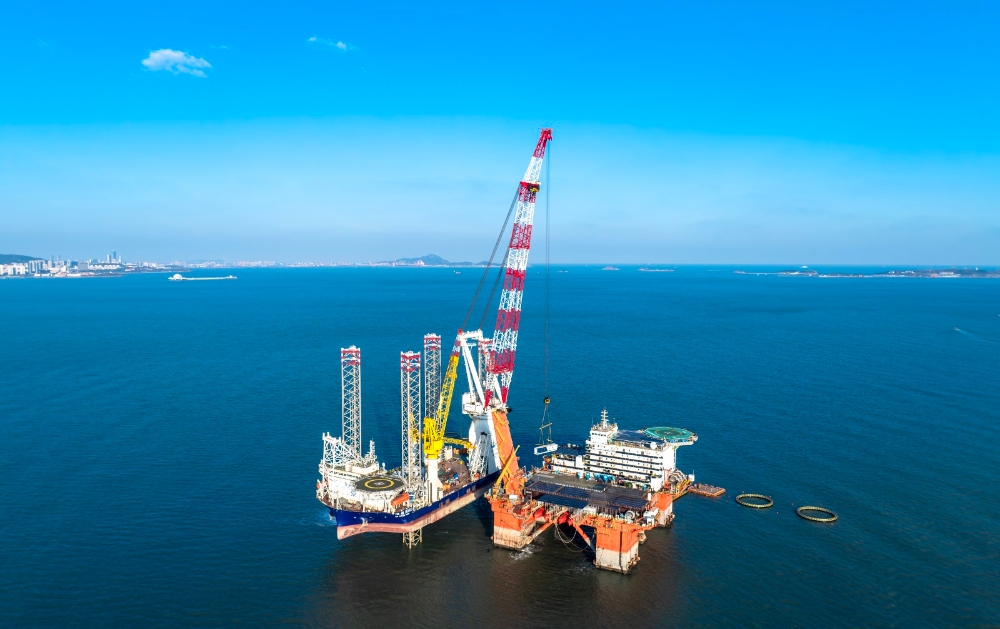 我国首个海洋氢氨醇一体化项目建设完工-1