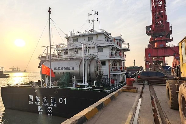 航运公司首次开通集团外部长江内河反向非煤物流运输航线-1