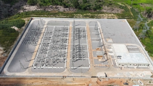 科特迪瓦在建最大水电站开关站完成倒送电-1