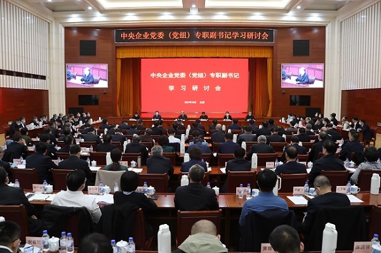 国资委党委召开中央企业党委（党组）专职副书记学习研讨会-1