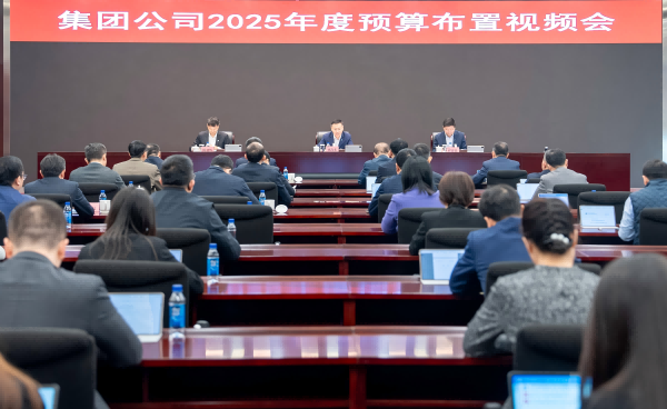 集团公司召开2025年度预算布置视频会议-1