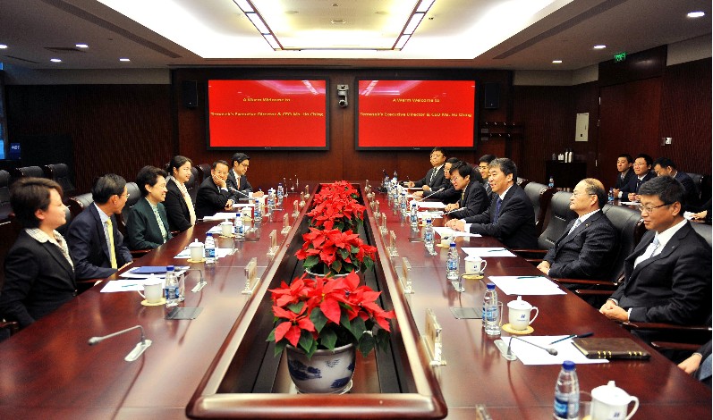 Cao Peixi and Huang Long met with Temasek’s Executive Director-1