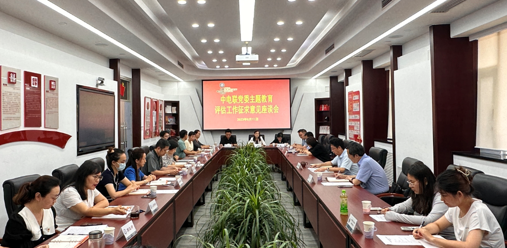 中电联党委召开主题教育评估工作征求意见座谈会-1