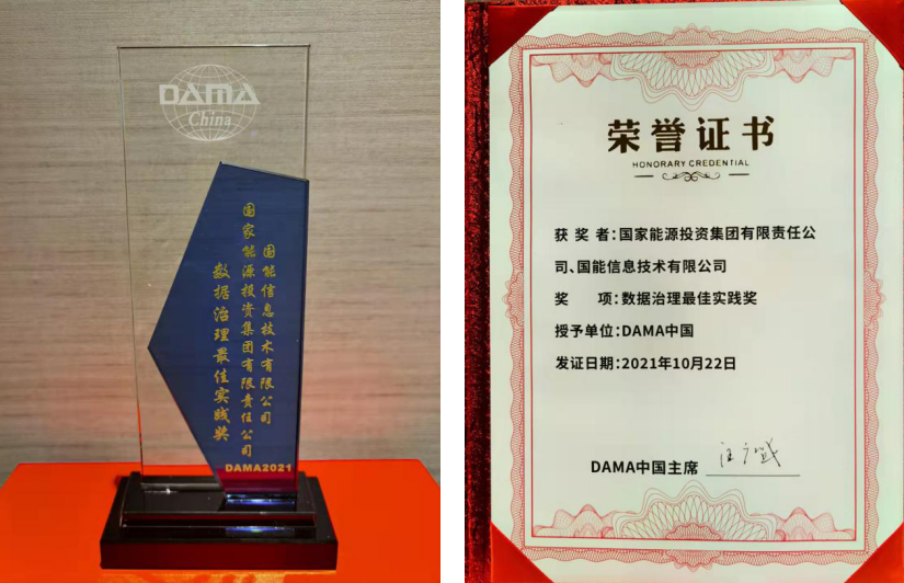 国家能源集团荣获2021 DAMA中国“数据治理最佳实践奖”-1
